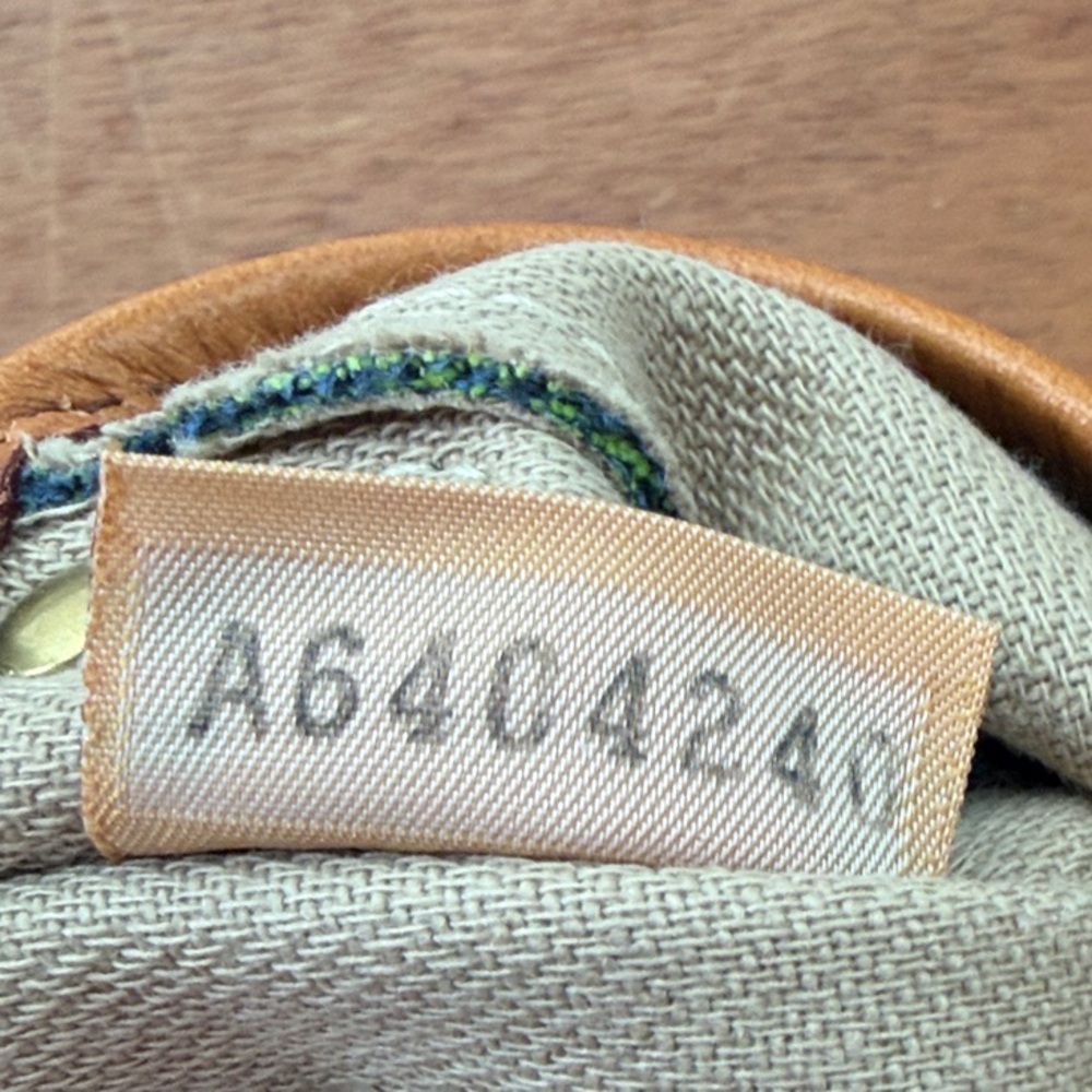 Dooney & Bourke Denim Blue and Lime Green Monogram Pouch - Picture 6 of 6